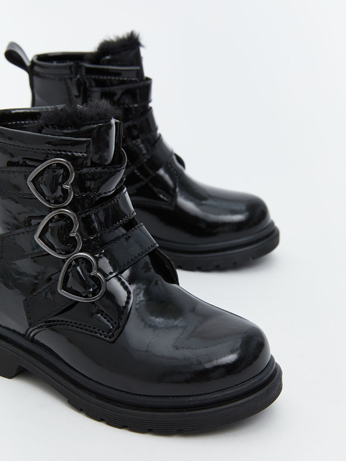 Rugged Zipper Girl Child Boot
