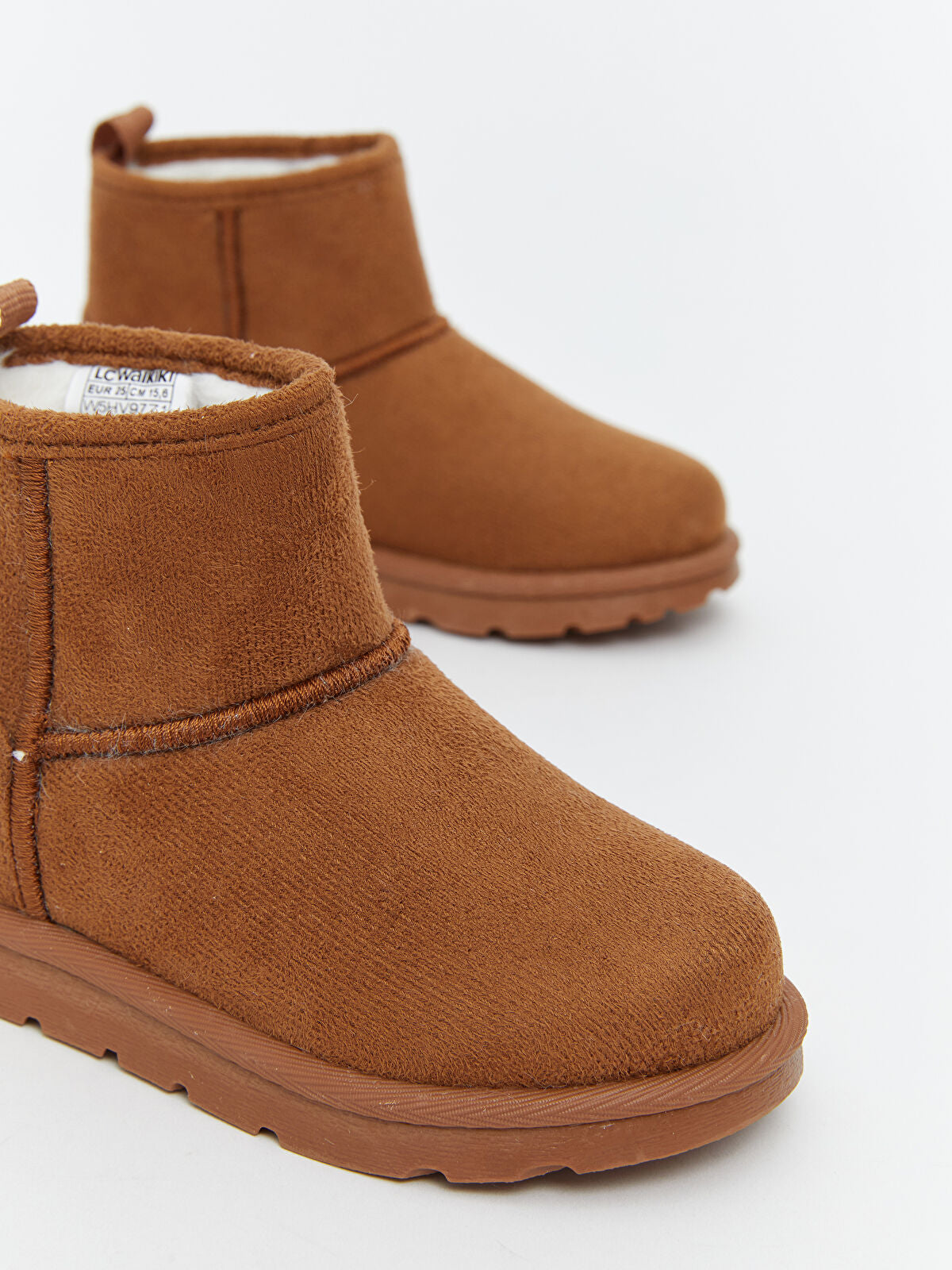 Suede-Look Baby Girls' Home Shoes Panda