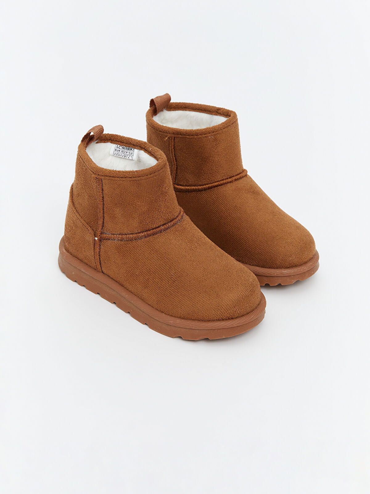 Suede-Look Baby Girls' Home Shoes Panda