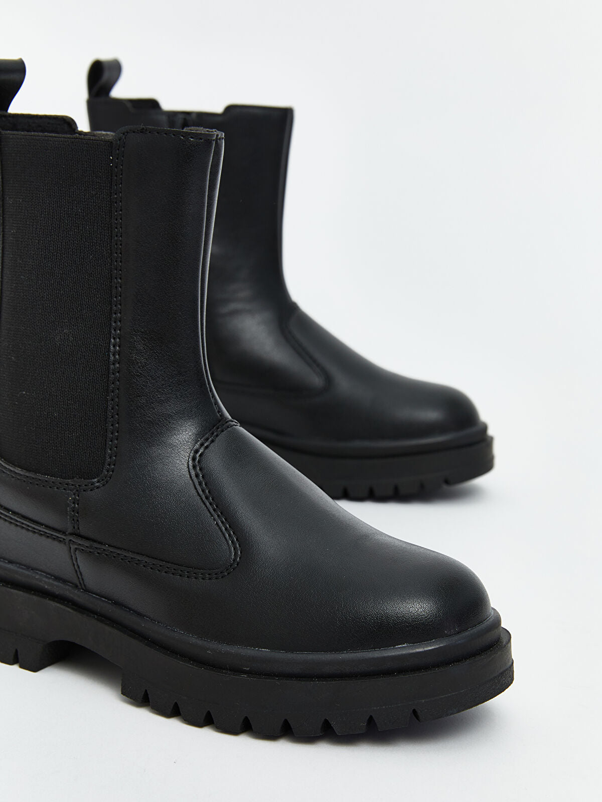 Leather-Look Girls' Shoe