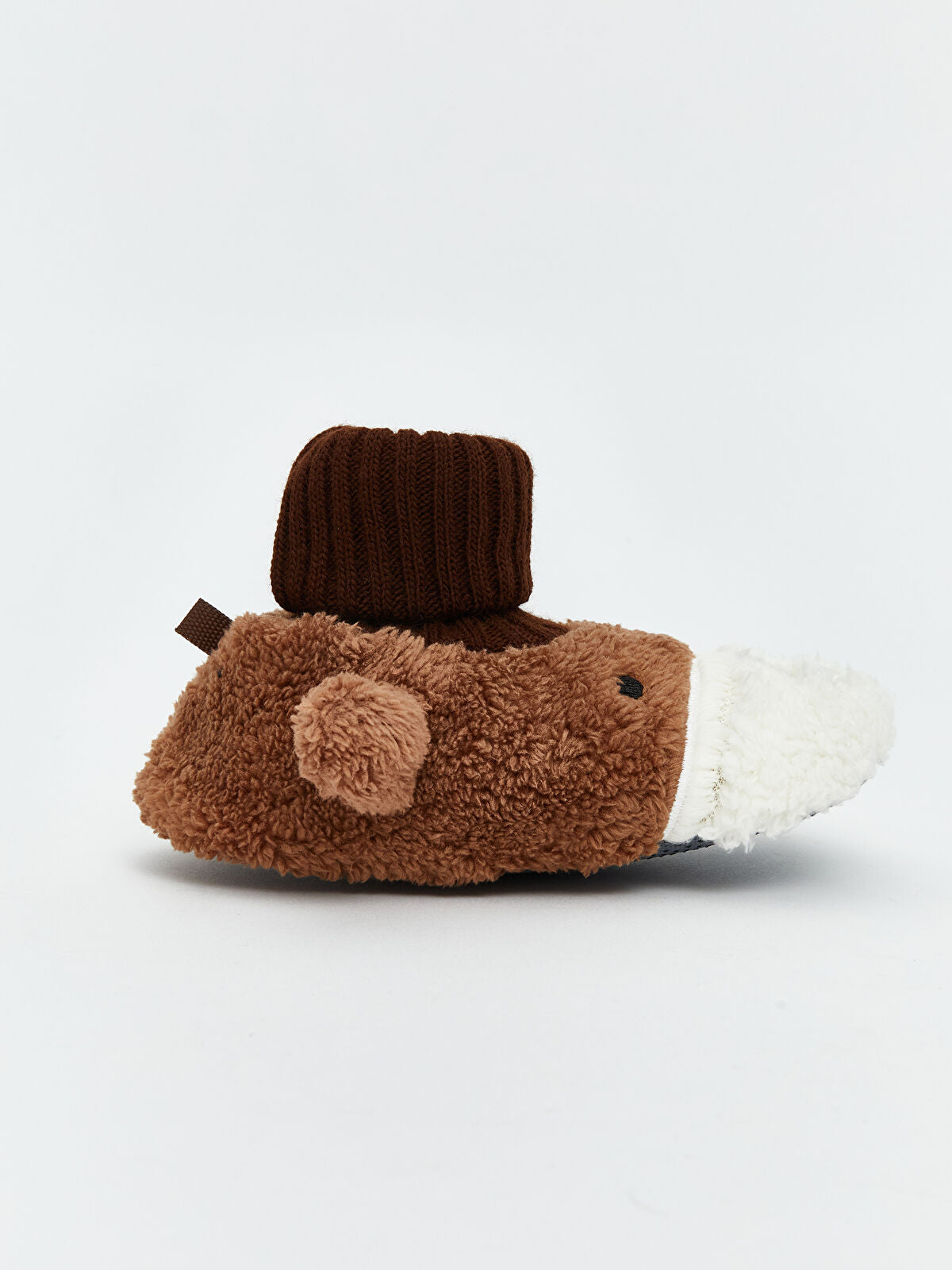 Animal Print Plush Boys' Baby House Slippers