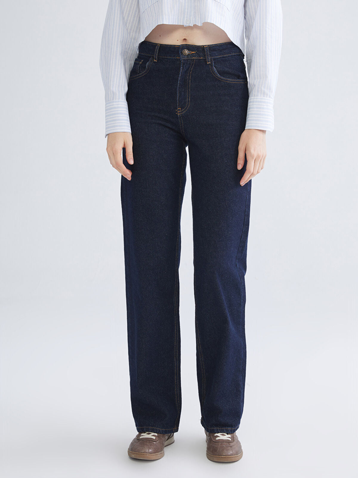 Straight Fit Women's Jeans Pants