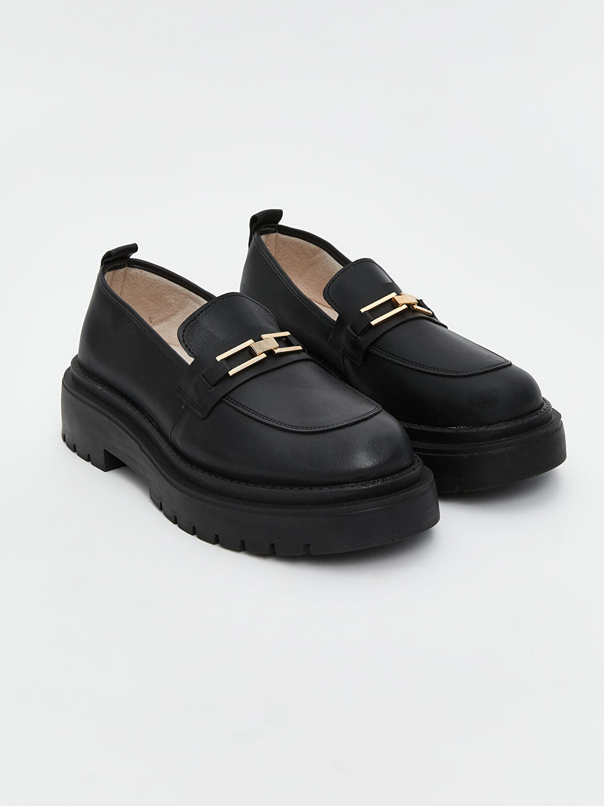 Leather-Look Women's Loafers