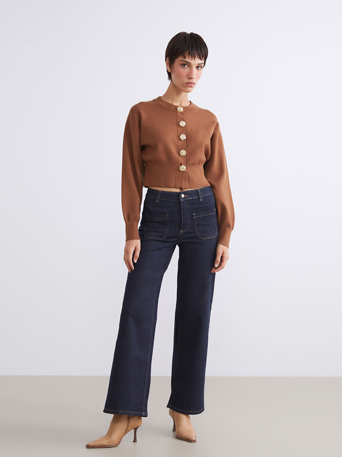 Wide Leg Women's Jeans Pants