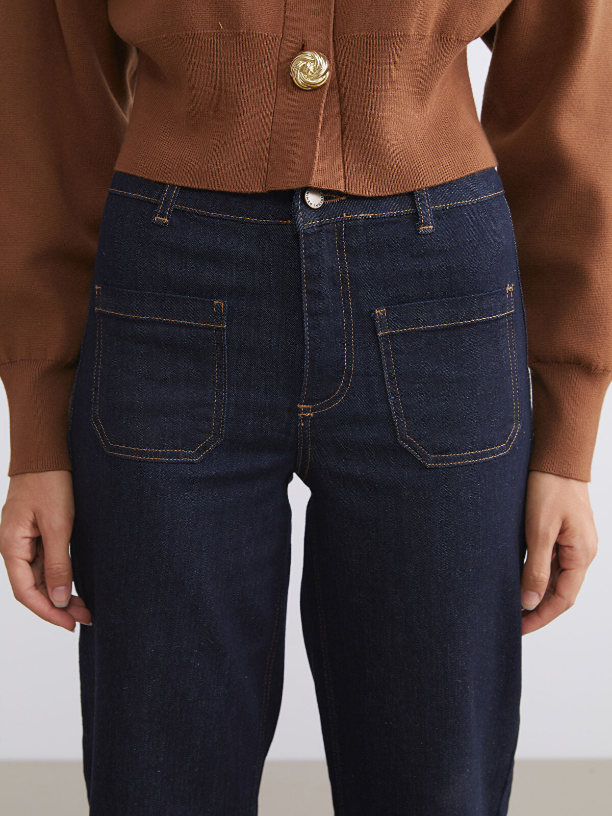 Wide Leg Women's Jeans Pants