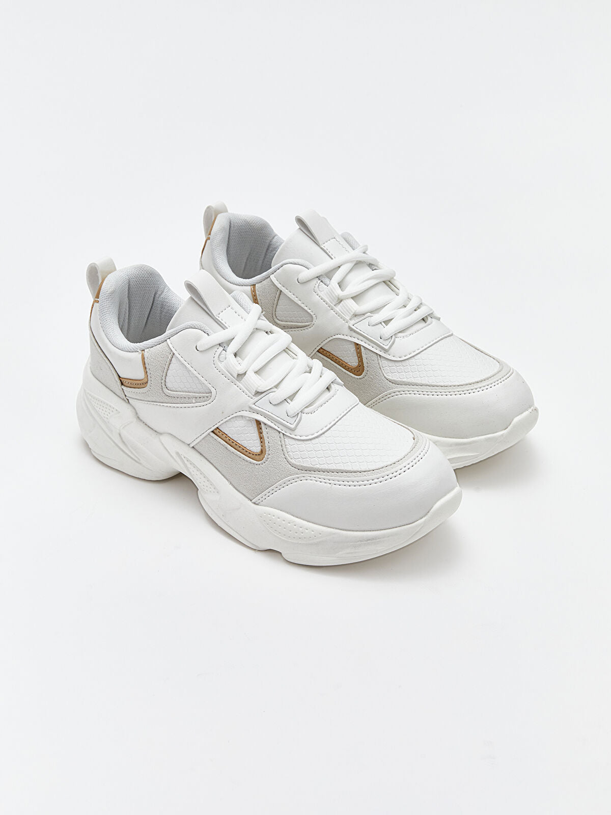 Woven Detailed Lace Women's Sport Shoes