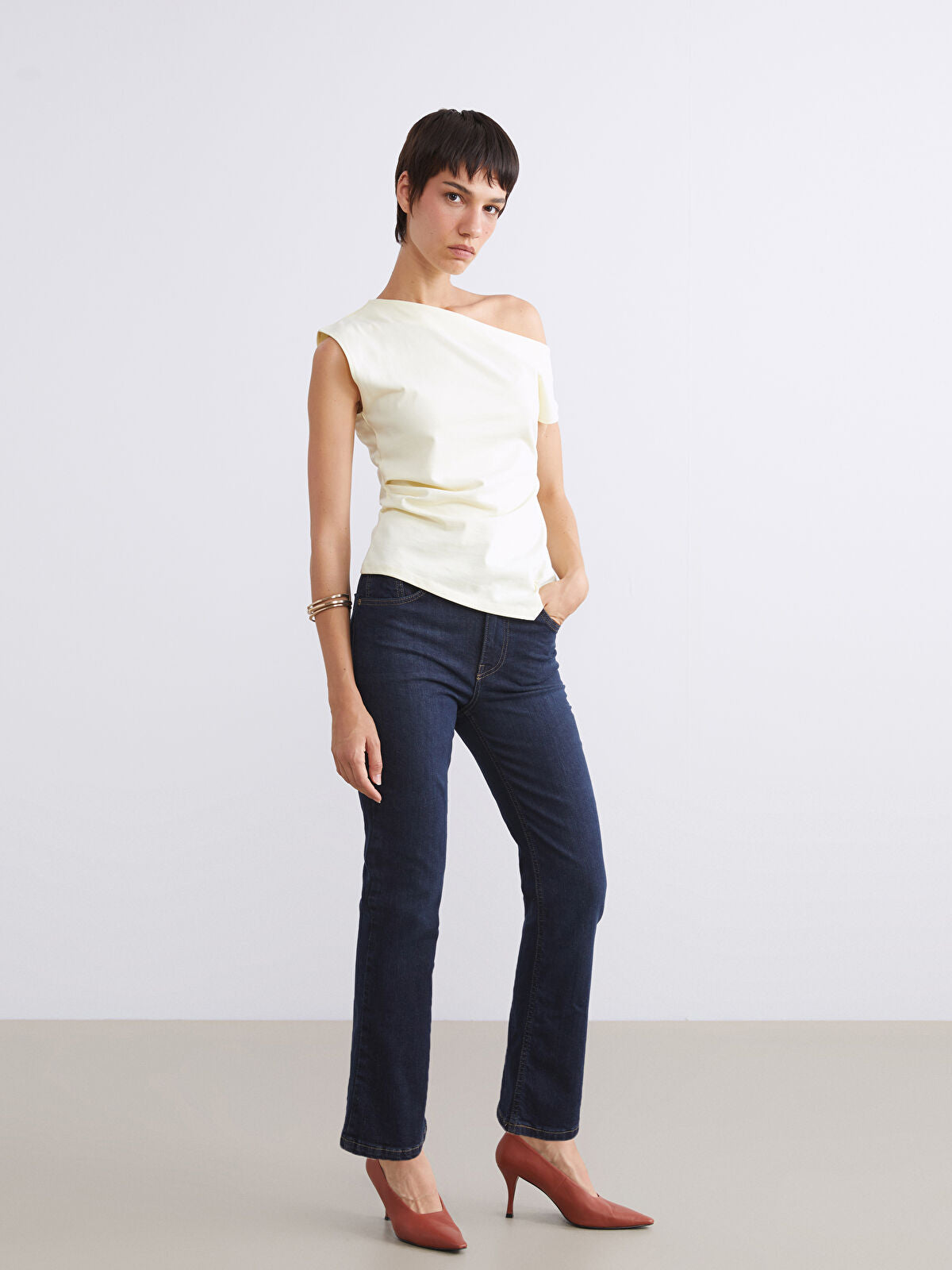 Crop Flare Women's Jeans Pants