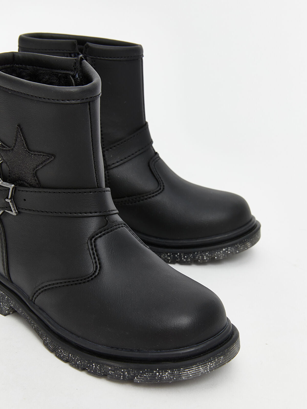 Leather-Look Girls' Shoe