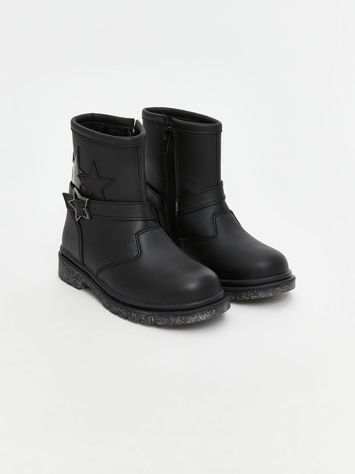 Leather-Look Girls' Shoe