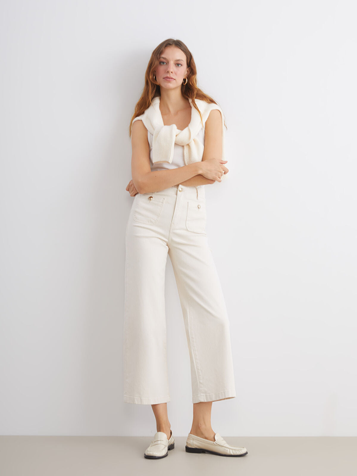 Wide Leg Women's Jeans Pants