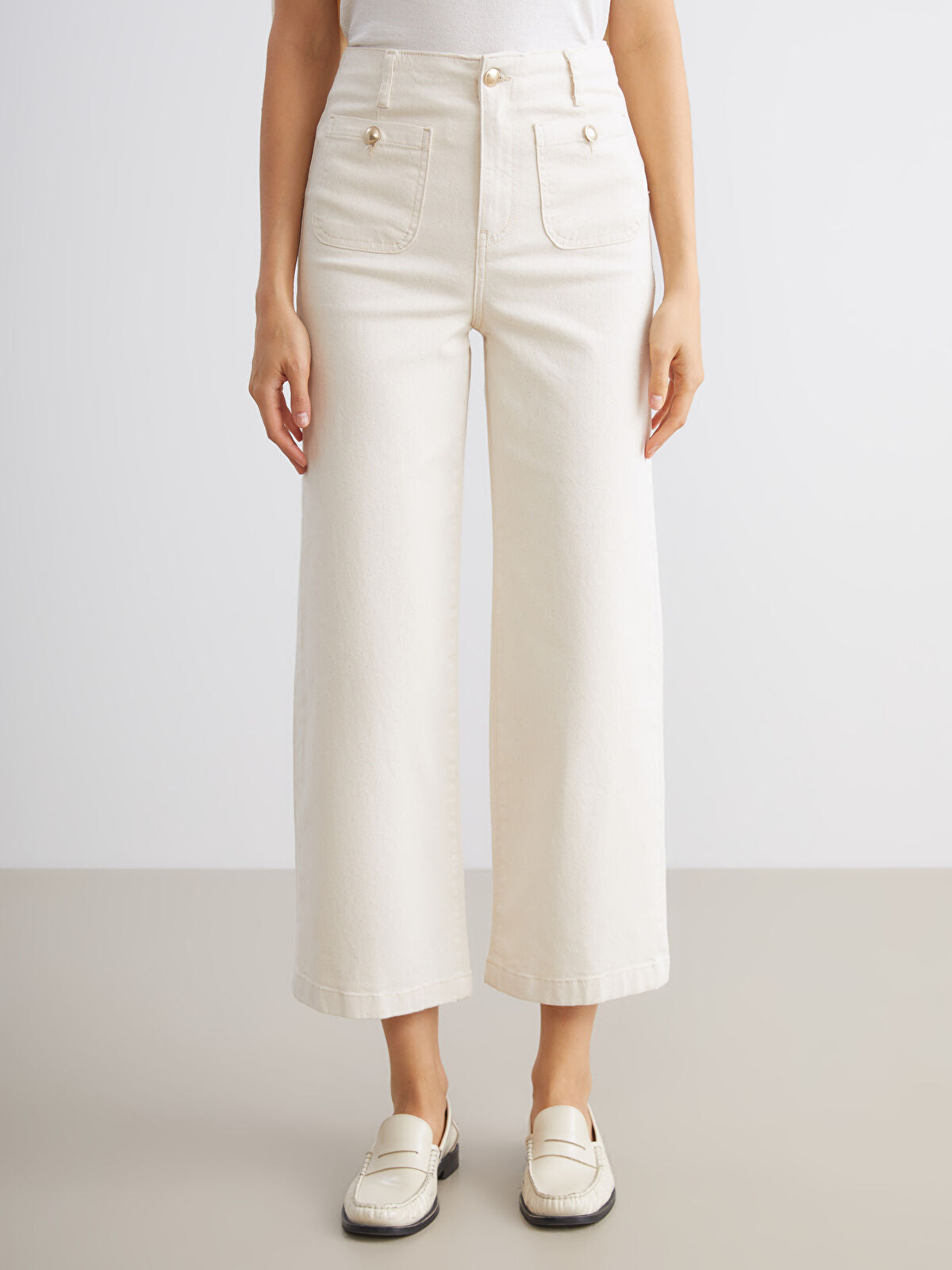 Wide Leg Women's Jeans Pants