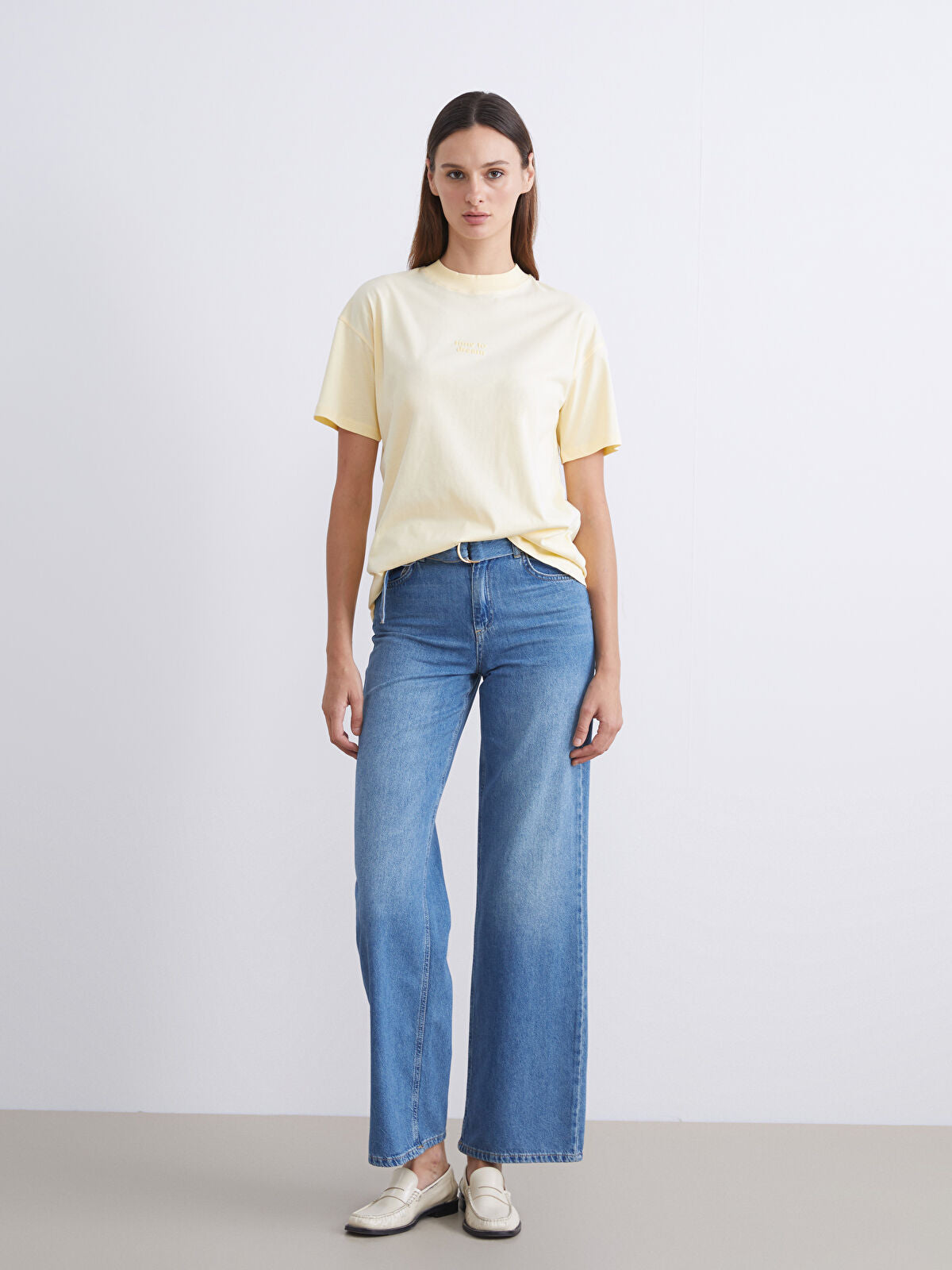 Wide Leg Women's Jeans Pants