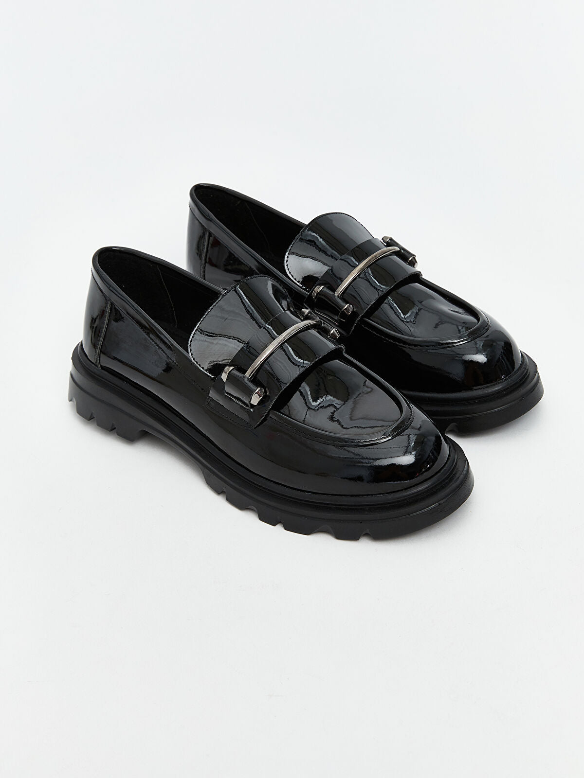 Leather-Look Women's Loafers