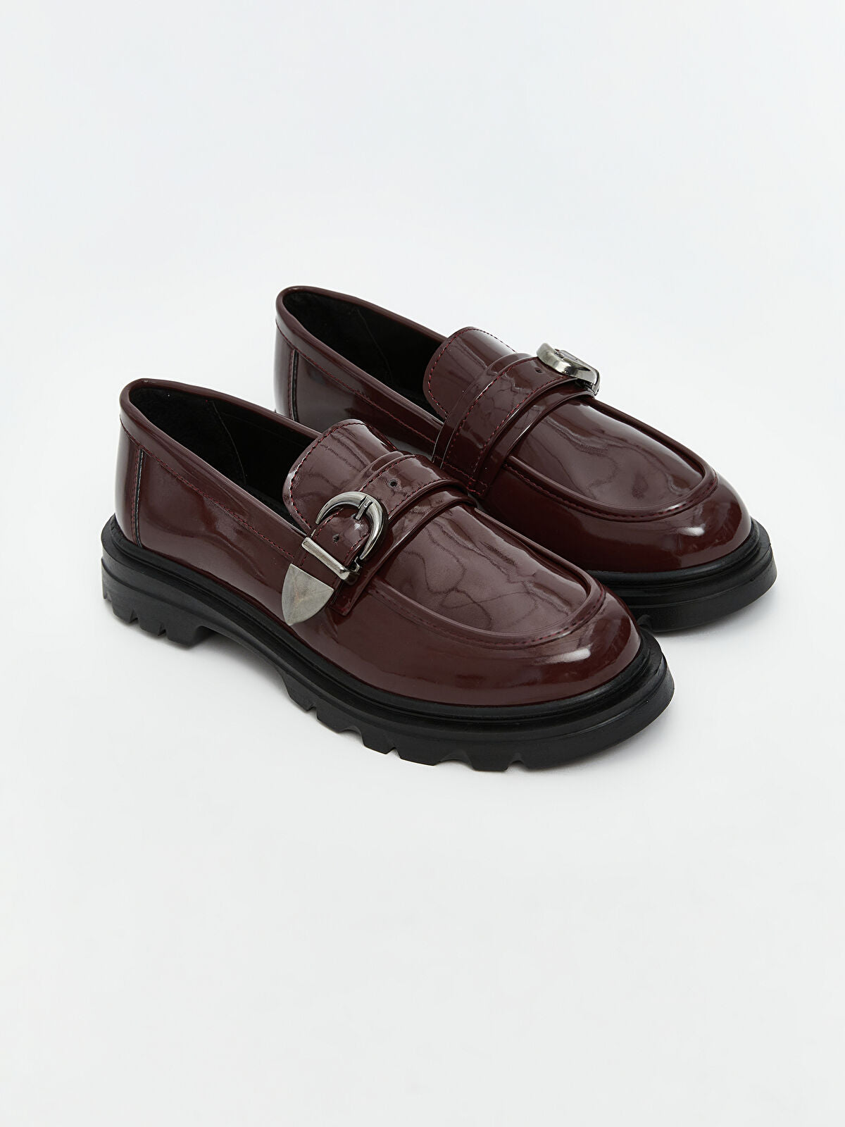 Leather-Look Women's Loafers