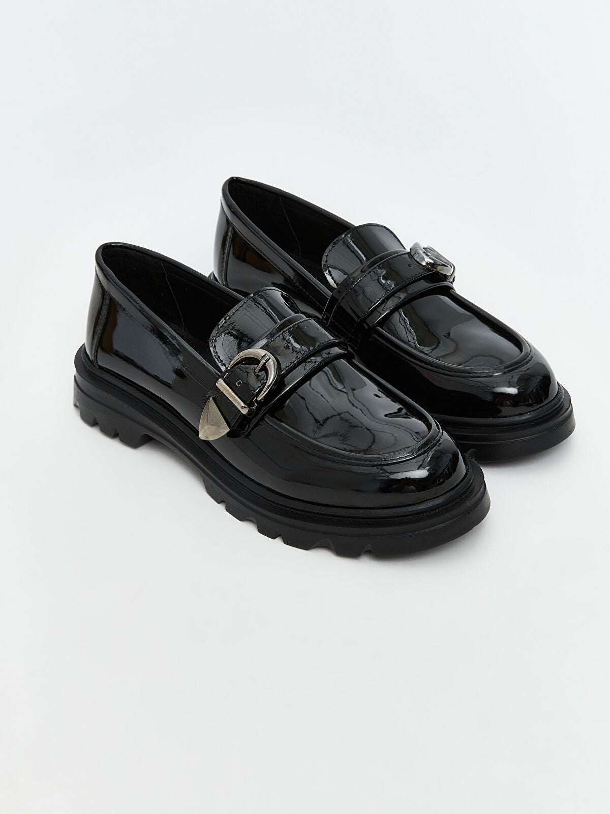 Leather-Look Women's Loafers