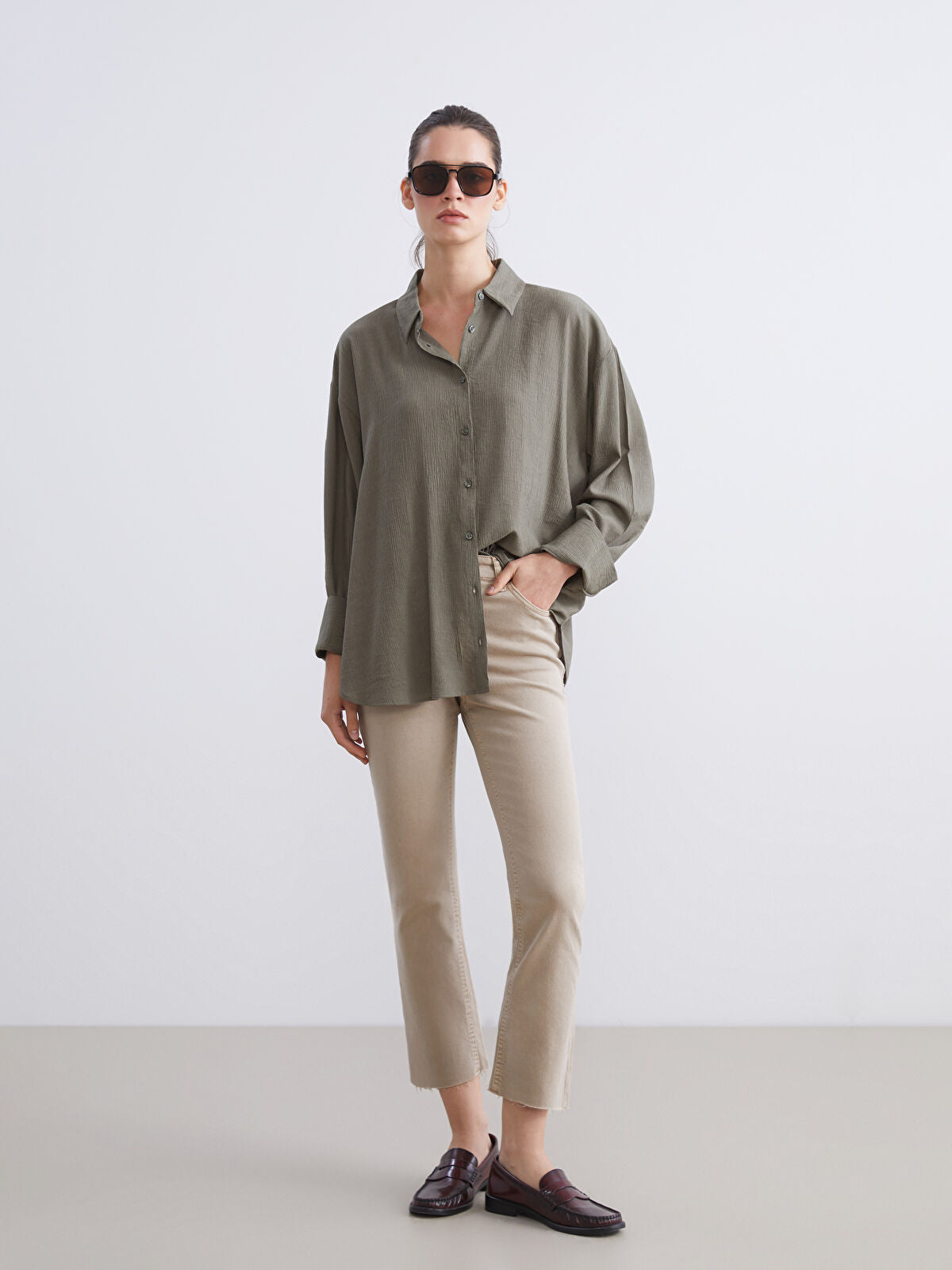 Crop Flare Women's Jeans Pants