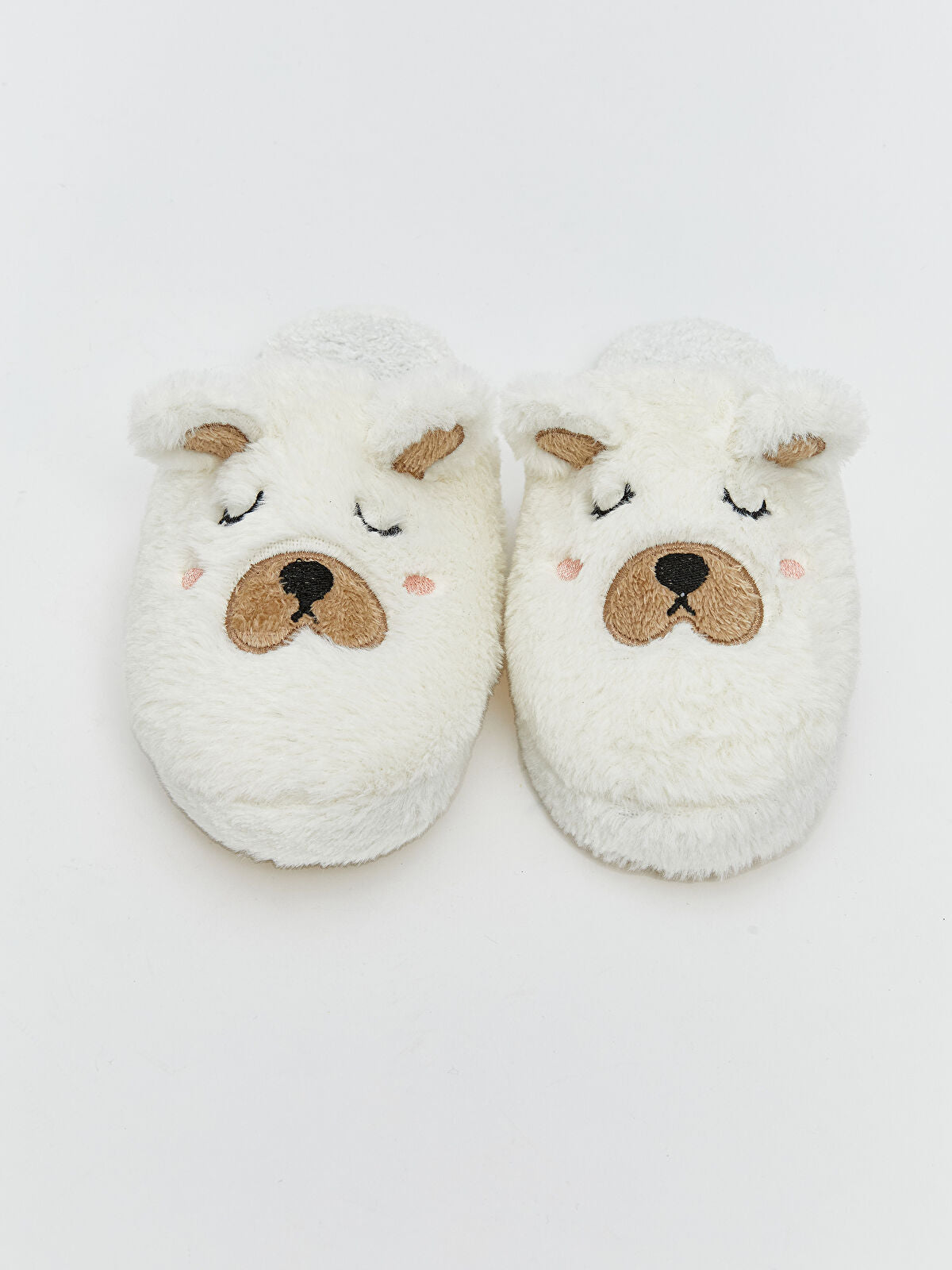 Animal Figure Fur Girl Child House Slippers
