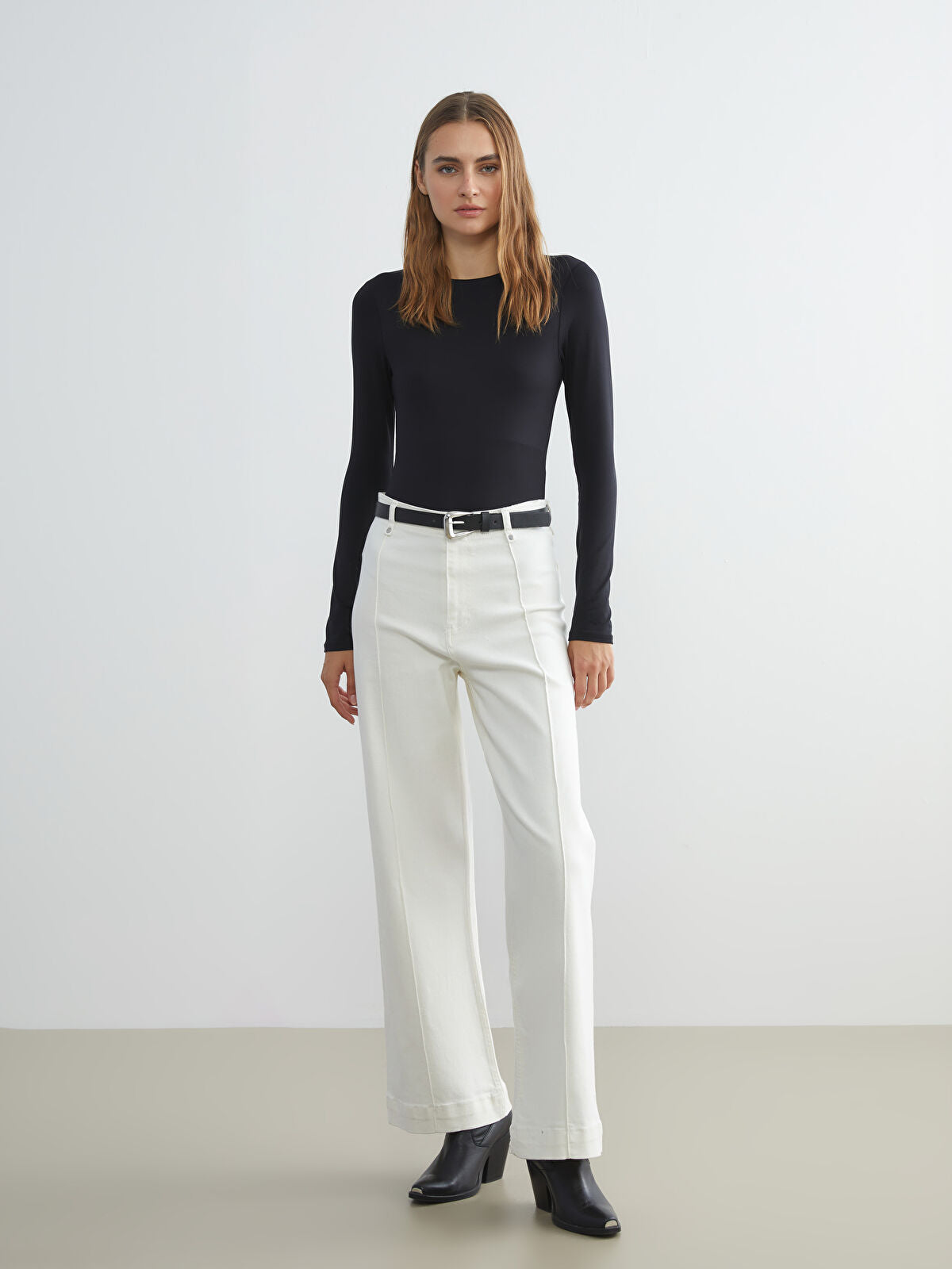 Wideleg Female Jean Pants
