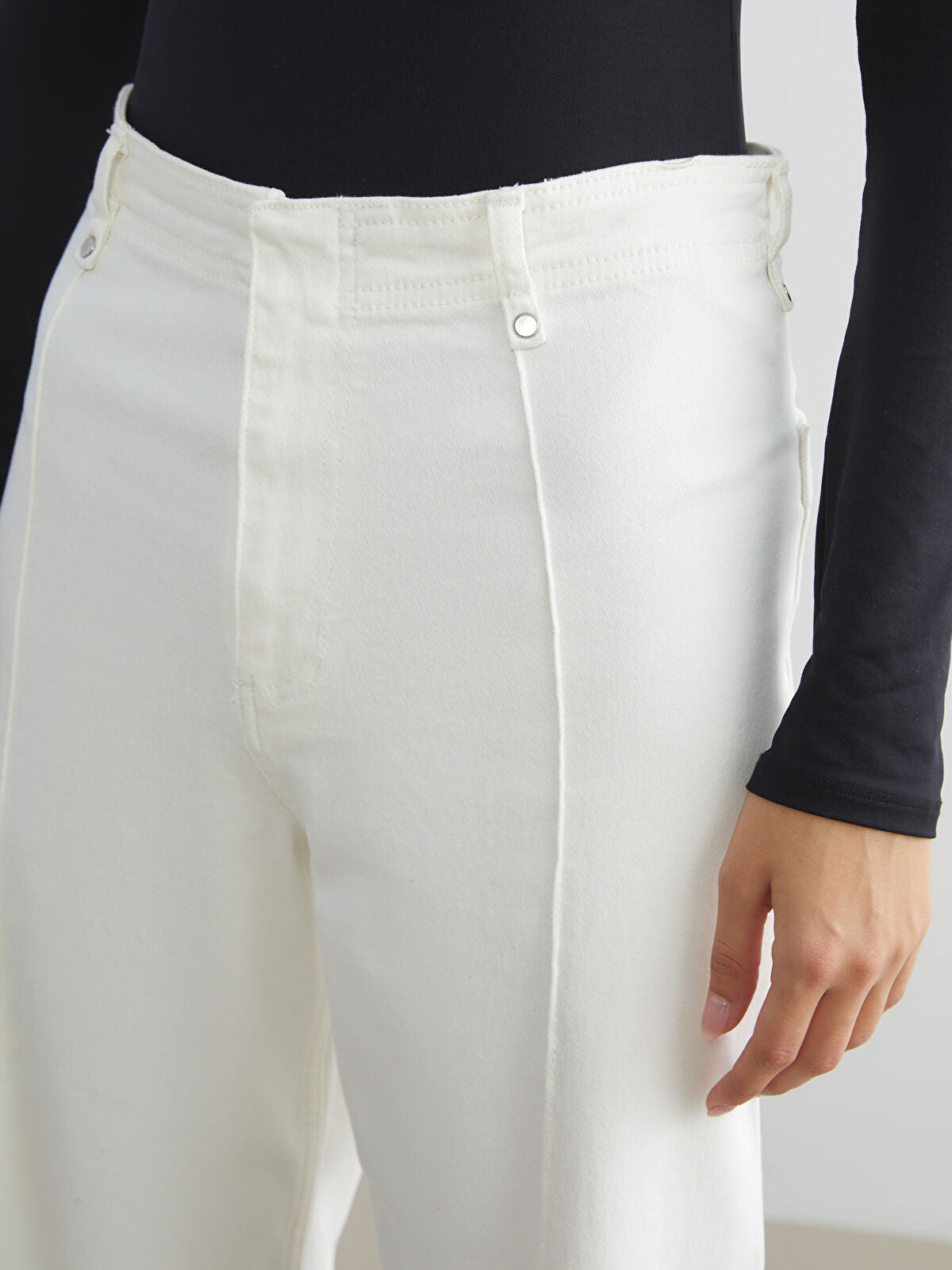 Wideleg Female Jean Pants