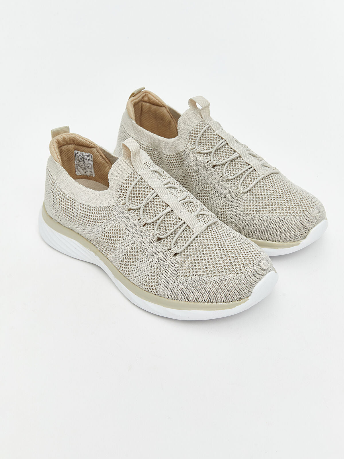 Woven Detailed Lace Women's Sport Shoes