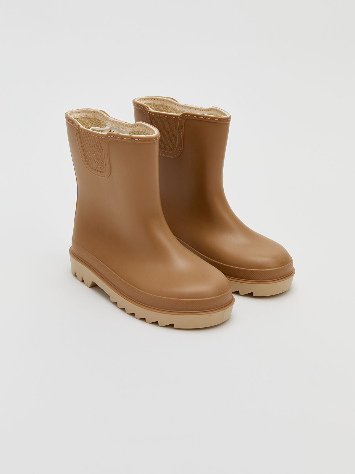Leather-Look Boy Child Rain Boot