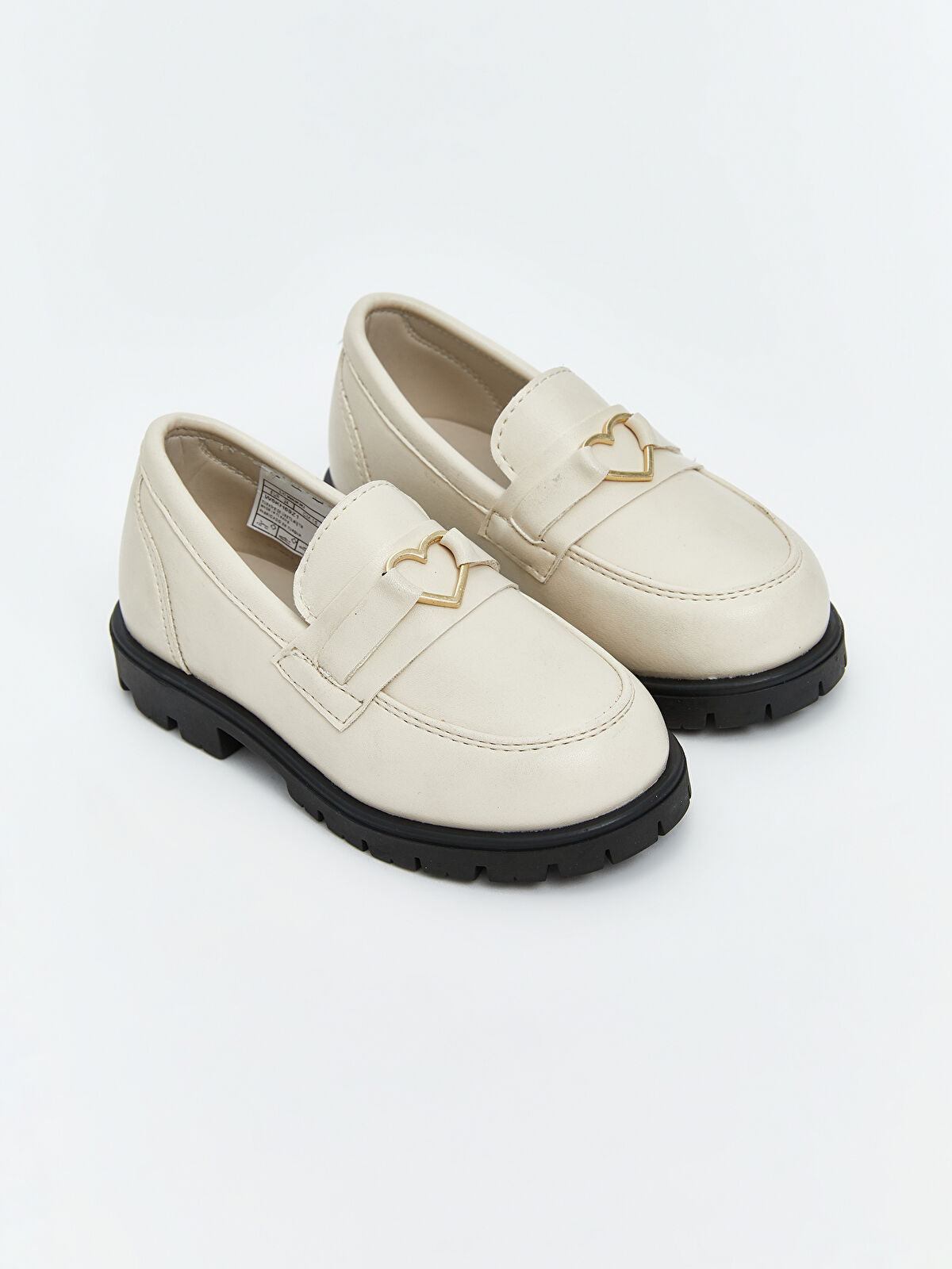 Leather-Look Baby Girl Classic Shoe