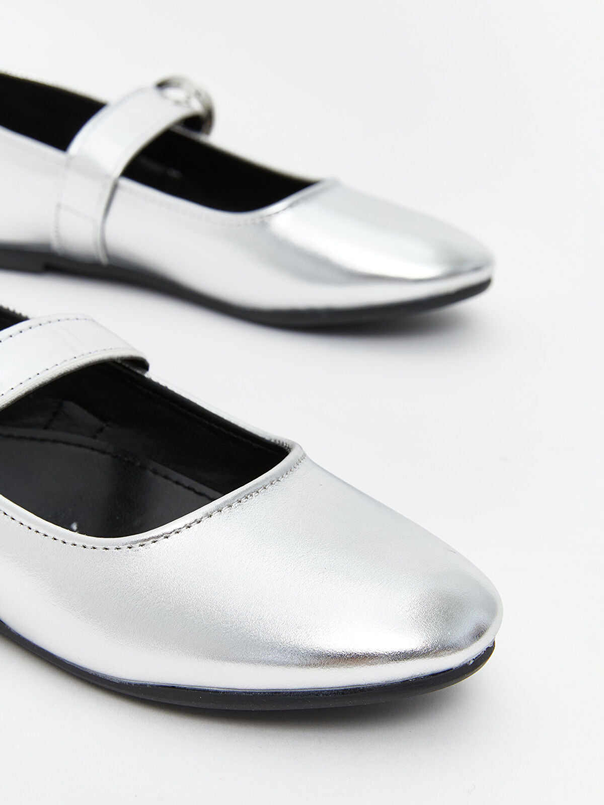 Shining Leather-Look Girls' Baby Boot