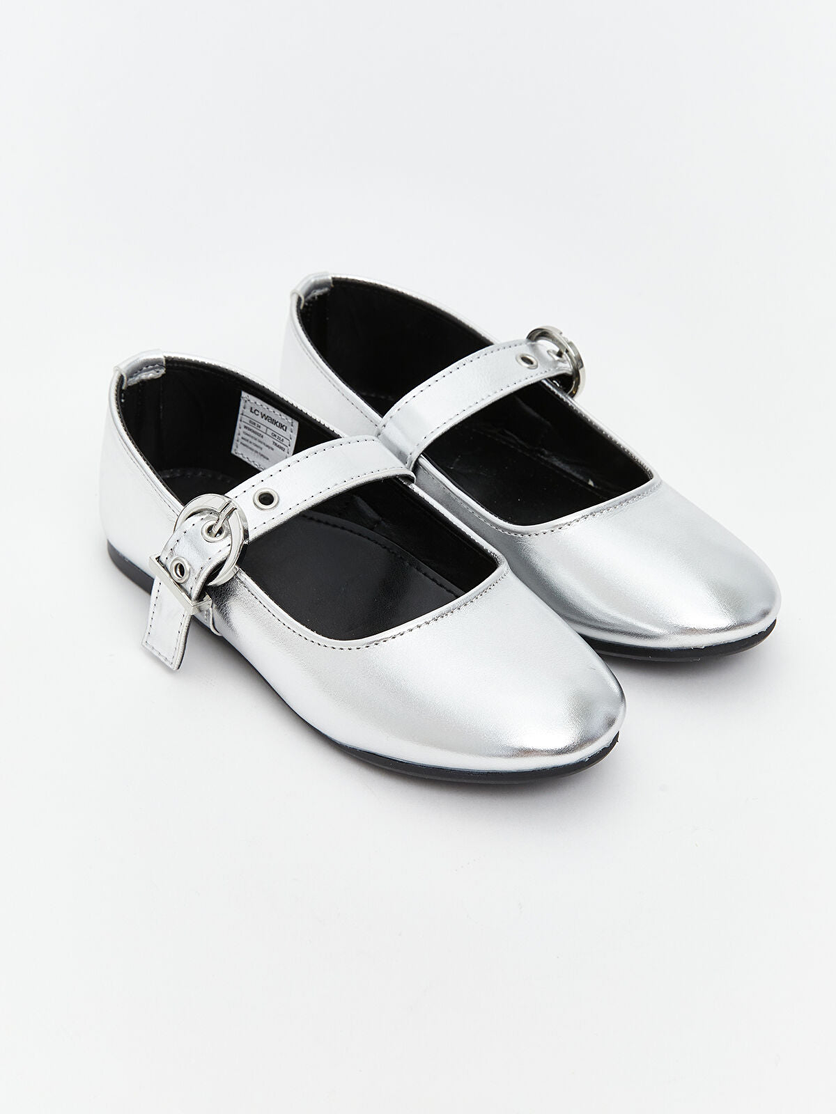 Shining Leather-Look Girls' Baby Boot