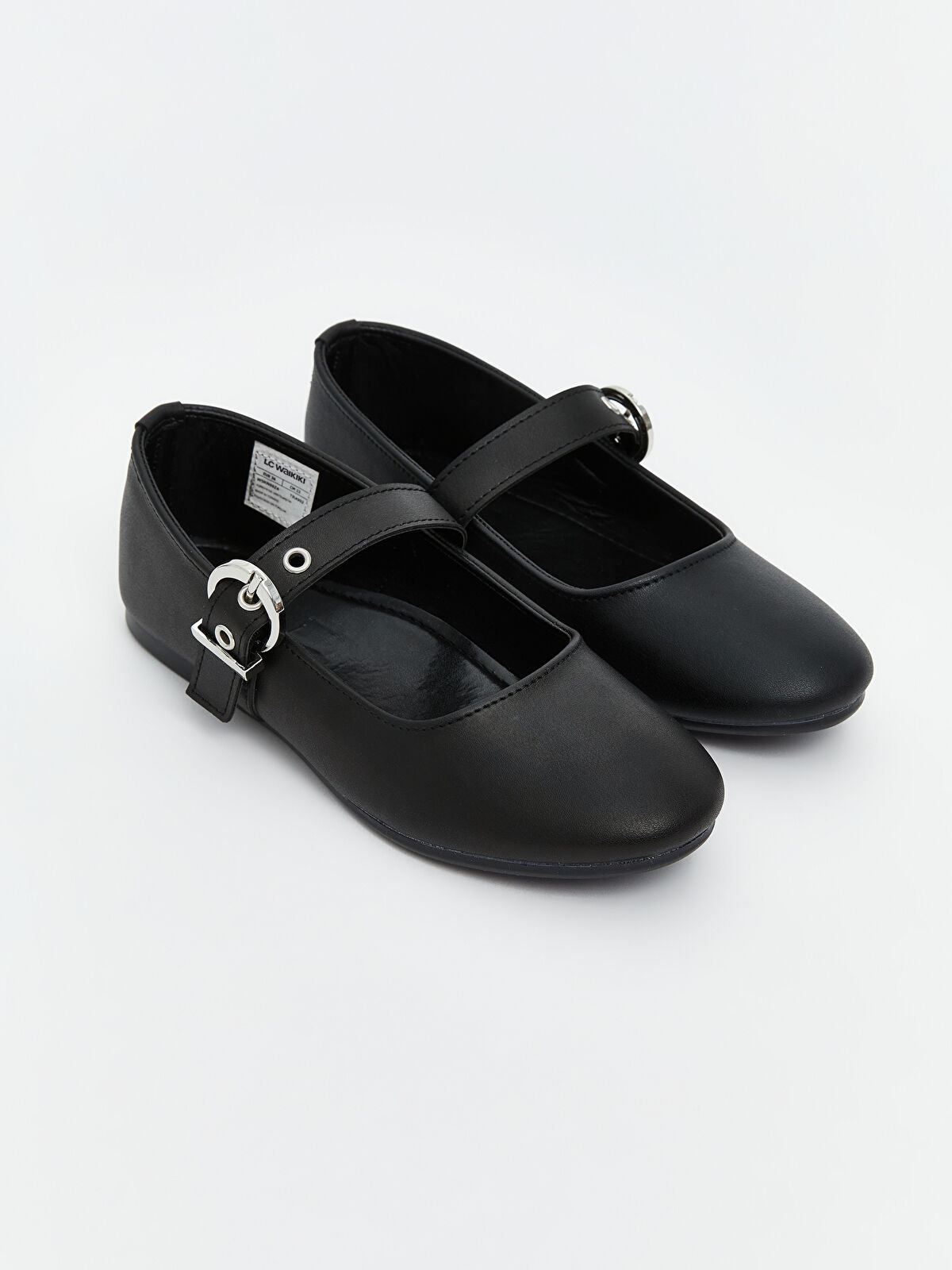 Shining Leather-Look Girls' Baby Boot
