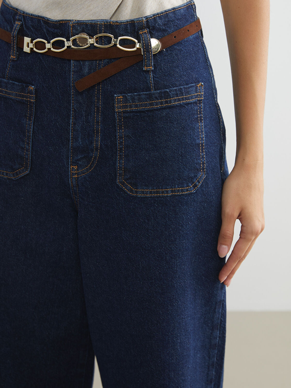 Wideleg Female Jean Pants