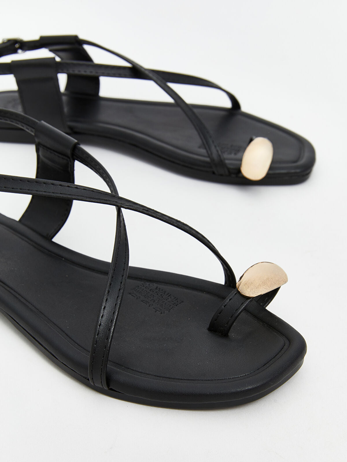Leather-Look Women's Sandal
