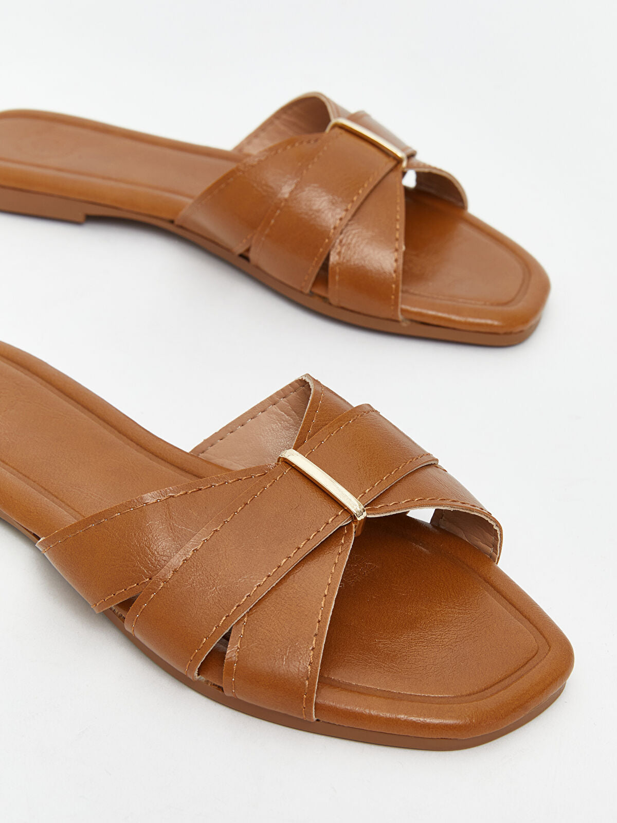 Leather-Look Women's Slipper