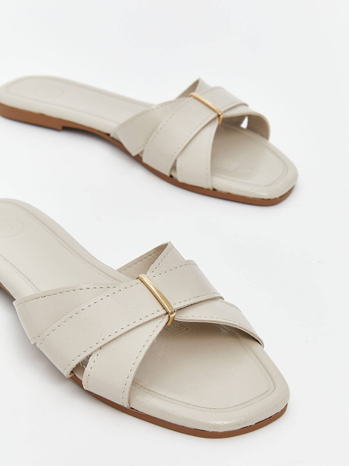 Leather-Look Women's Slipper