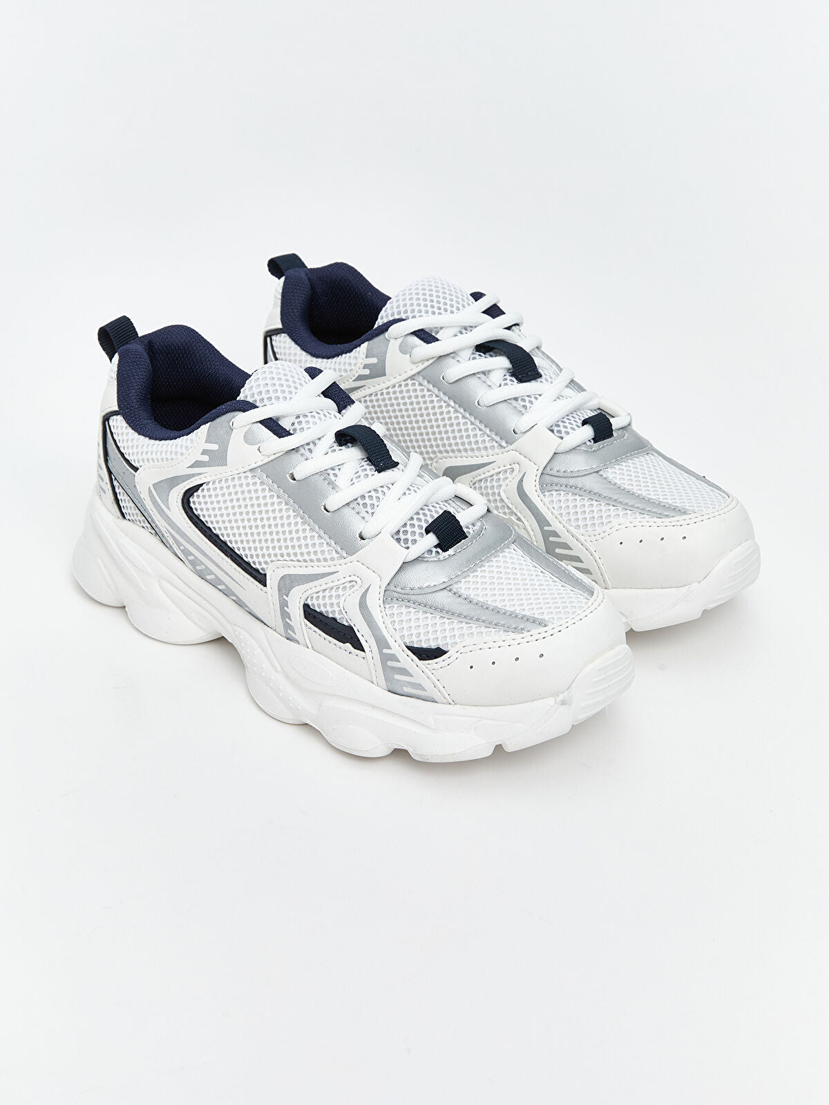 Girls' Lace-Up Sports Sneakers