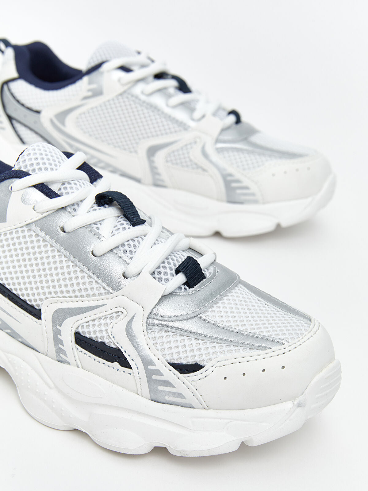 Girls' Lace-Up Sports Sneakers