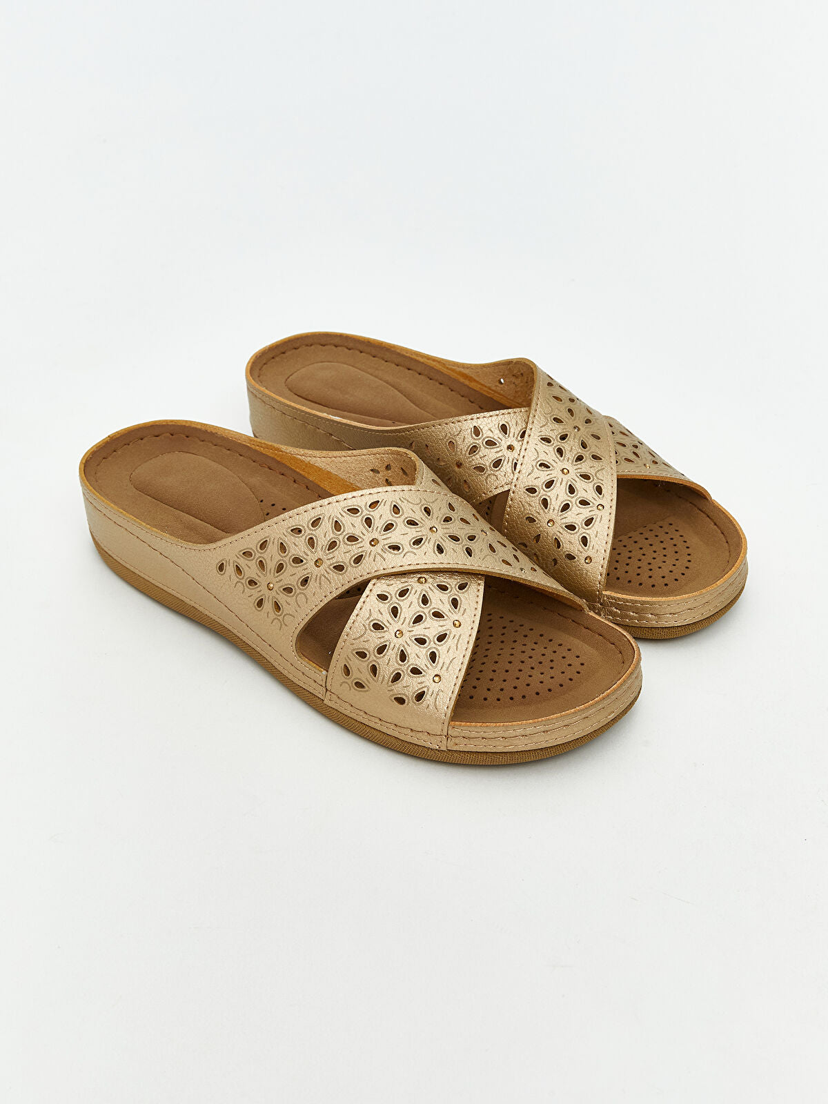 Leather-Look Women's Slipper