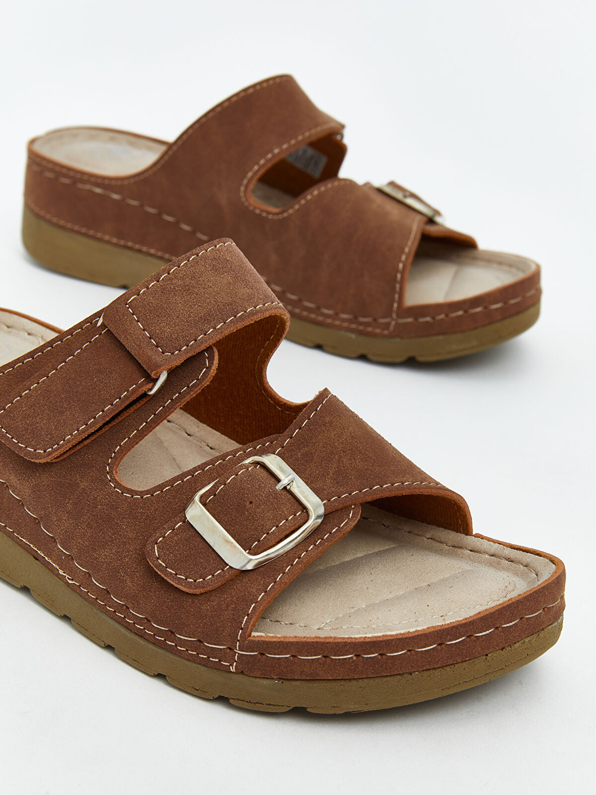 Suede-Looking Ladies' Slipper