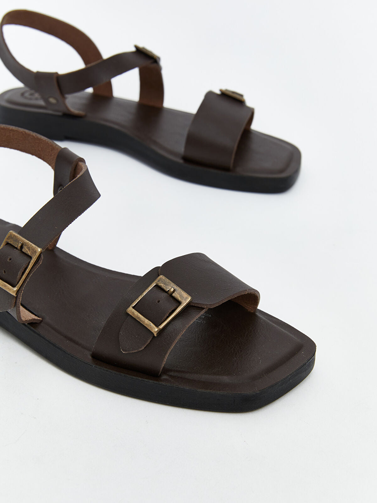 Leather-Look Women's Sandal